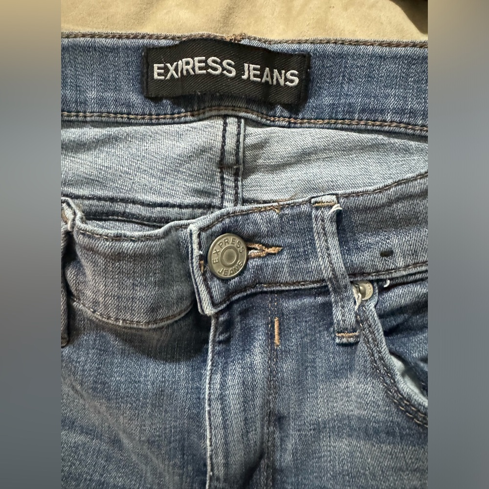 Express Mid Rise Jeggings - Picture 7 of 9